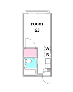 フレグランスカマタ【205号室】の間取り