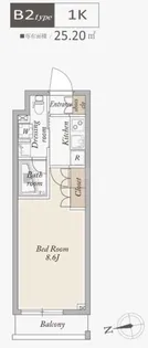 アジールコート武蔵新田【4階】の間取り