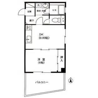 トウセン池上ビル【3階】の間取り
