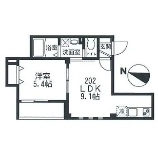 ビューノ フィオーレ【2階】の間取り