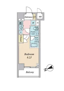 プライマル大森【4階】の間取り