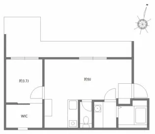アピチェ池上【3階】の間取り