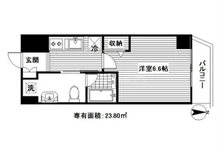レ・グリシンヌ【2階】の間取り