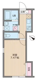 インストーリ東雪谷【1階】の間取り