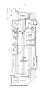 ライズコート大森町【8階】の間取り