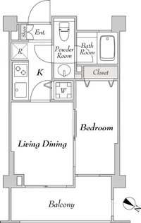 フォレシティ洗足【701号室】の間取り