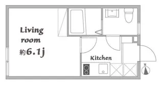 イリス羽田【1階】の間取り