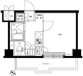 ルーブル下丸子弐番館【6階】の間取り
