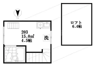 インベスト南蒲田【2階】の間取り