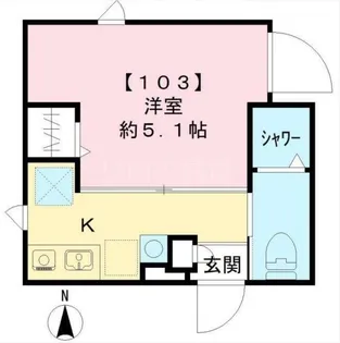 THE ROOM’S 大森町駅前【1階】の間取り
