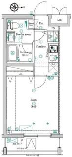 レアライズ蒲田【3階】の間取り