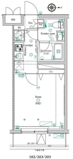 レアライズ蒲田【1階】の間取り