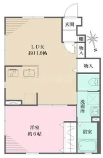 セントラル萩中【1階】の間取り