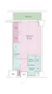 レスピール羽田【2階】の間取り