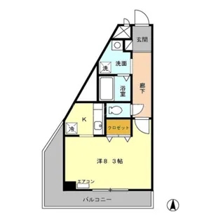 パイングロリア【4階】の間取り