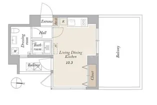 グランカーサ馬込Ⅱ【6階】の間取り