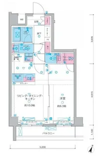 ガリシア西馬込【3階】の間取り