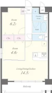 モンテジョア【9階】の間取り