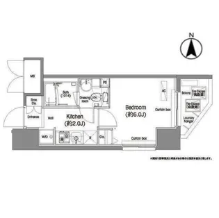 コンフォリア西蒲田【5階】の間取り