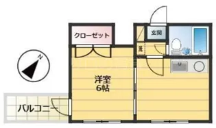 ロジェ西蒲田【4階】の間取り