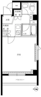 ルーブル武蔵小山【3階】の間取り