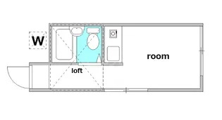ボナールコーポ【101号室】の間取り