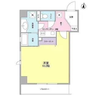 コルティーレ【1階】の間取り