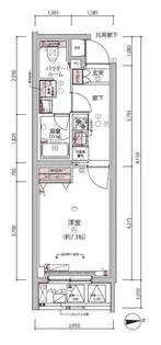 ARCOBALENO UMEYASHIKI【5階】の間取り