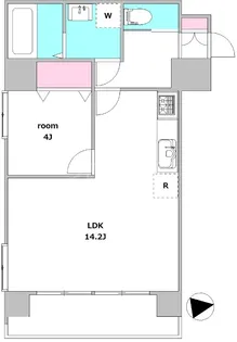 パラスト蒲田【1202号室】の間取り