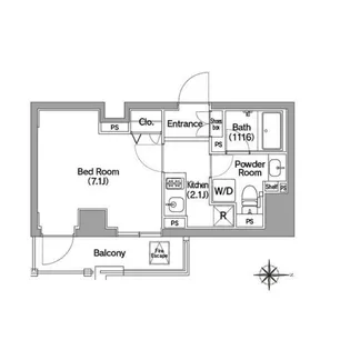 コンフォリア馬込【6階】の間取り