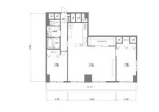 西蒲田スカイハイツ【6F号室】の間取り