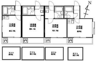 ジャルダン池上【1階】の間取り