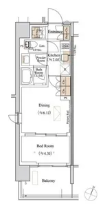 ブランシエスタ西馬込【3階】の間取り