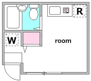 ミスティ大森【102号室】の間取り