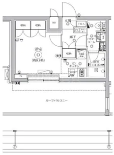 セジョリ鵜の木【4階】の間取り
