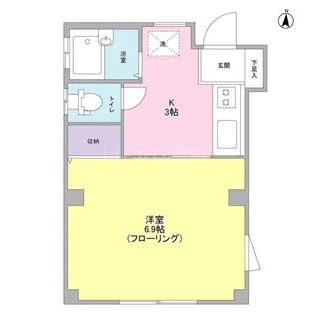 メゾン・エム【1階】の間取り