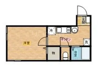 グレースコート東矢口【105号室】の間取り