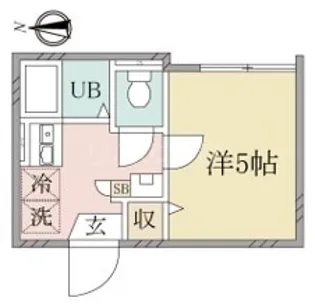 Lilas Terrace西糀谷【202号室】の間取り