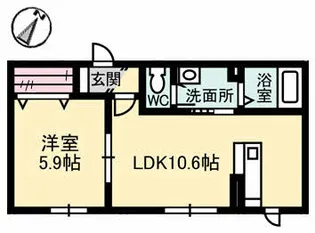 シャーメゾン駿・【1階】の間取り