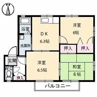 アートウインドウ【2階】の間取り