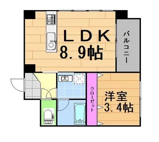 パミドール【202号室】の間取り