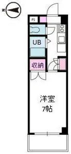 ジョイフル第3今市【4階】の間取り