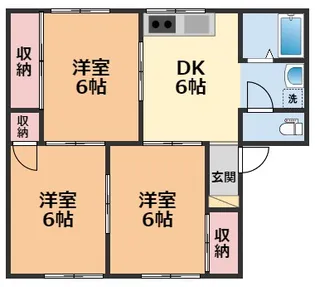 ガーデンハイツ【G201号室】の間取り