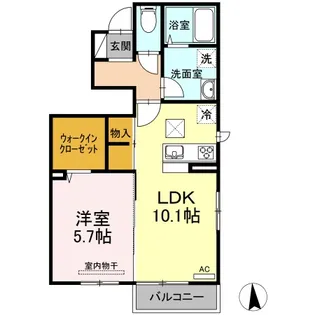 エントピア余戸SK【1階】の間取り