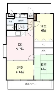 ユーミーつばき【301号室】の間取り