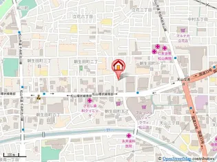 コスモリヴェール朝生田・【301号室】の地図