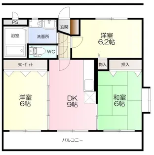 ユーミーフォートレス・T【2階】の間取り