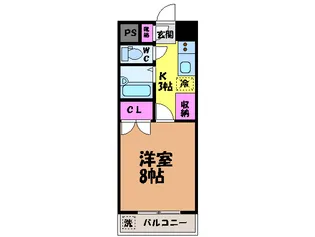 ジョイフル第2朝生田・【205号室】の間取り
