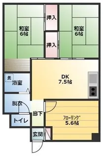 マンションマツシゲ・【3階】の間取り