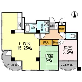 パルコート松山・【3階】の間取り